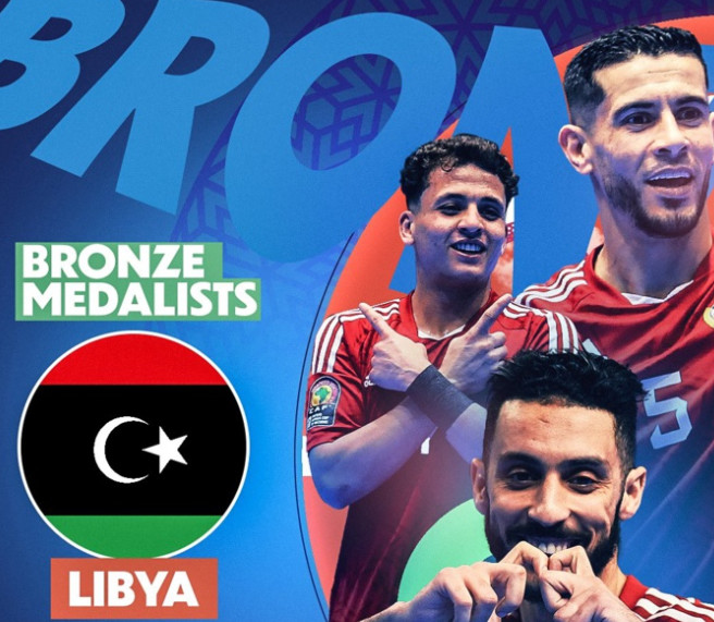 CAN Futsal 24 match de Classement:  Les Libyens troisièmes et Mondialistes au bout des tirs au but CAN Futsal 24 match de Classement:  Les Libyens troisièmes et Mondialistes au bout des tirs au but
