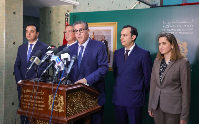 Aziz Akhannouch : 4,2 millions personnes ont eu des revalorisations salariales depuis le début du dialogue social Aziz Akhannouch : 4,2 millions personnes ont eu des revalorisations salariales depuis le début du dialogue social