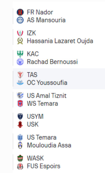 National ‘’Amateurs’’/ J26:  Yaâcoub El Mansour promu, quatre équipes en duel pour le second billet !