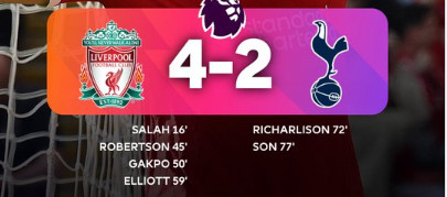 Premier League/Liverpool - Tottenham:  La vidéo de la victoire des Reds
