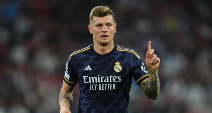Toni Kroos sous le maillot du Real Madrid.
