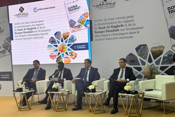 BAM et la Banque mondiale présentent les résultats de leur rapport sur l'évaluation des risques climatiques dans le secteur bancaire marocain