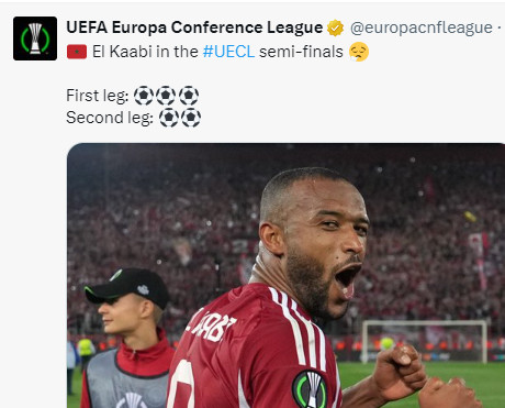 Demi-finale League Europa Conférence : El Kaâbi finaliste et premier buteur de la compétition Demi-finale League Europa Conférence : El Kaâbi finaliste et premier buteur de la compétition