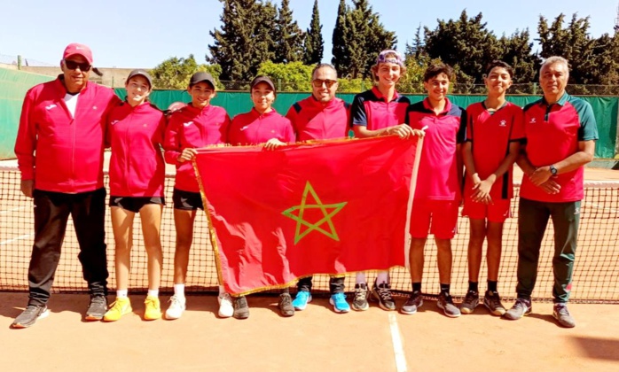 Tennis: Le Maroc sacré champion d'Afrique des U14 ans garçons et filles, qualifié pour le Mondial