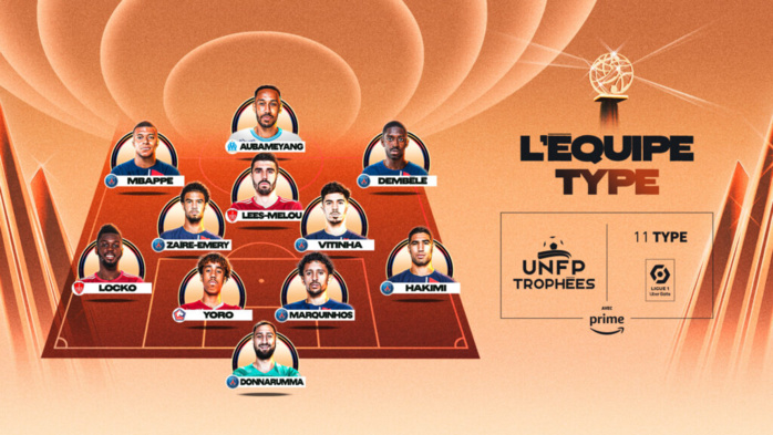 Foot français: Hakimi parmi le Onze type de la saison selon l’UNFP Foot français: Hakimi parmi le Onze type de la saison selon l’UNFP