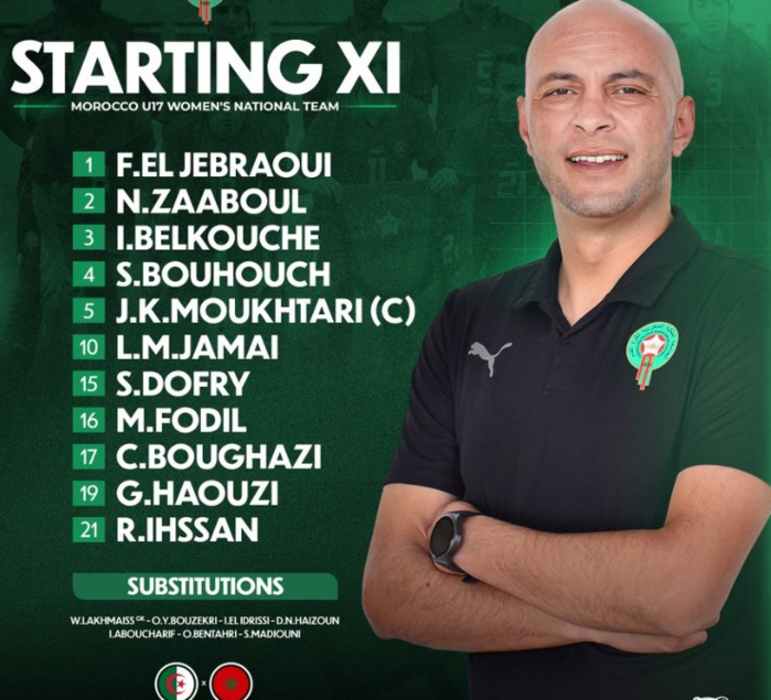 Qualifications Mondial Féminin U17/Algérie - Maroc:  Les Lioncelles  mènent 0-1 à la pause ; (5-0 après cumul aller-retour) Qualifications Mondial Féminin U17/Algérie - Maroc:  Les Lioncelles  mènent 0-1 à la pause ; (5-0 après cumul aller-retour)