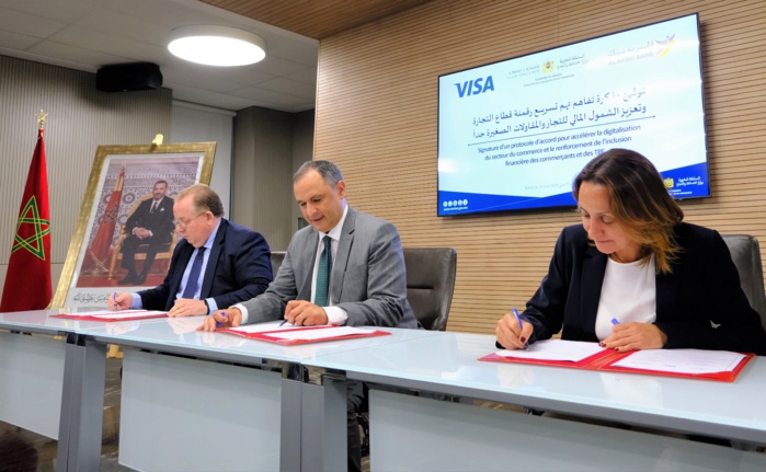 Digitalisation du commerce et de l'industrie : Ministère de l'Industrie et du Commerce, Visa et Al Barid Bank à l'œuvre Digitalisation du commerce et de l'industrie : Ministère de l'Industrie et du Commerce, Visa et Al Barid Bank à l'œuvre