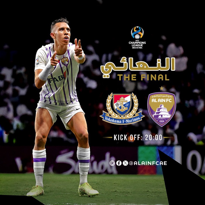 Finale retour LDC d’Asie / Al Aïn-Yokohama: Rahimi et coéquipiers, pour le titre et le billet du Mondial des clubs 2025 ! Finale retour LDC d’Asie / Al Aïn-Yokohama: Rahimi et coéquipiers, pour le titre et le billet du Mondial des clubs 2025 !