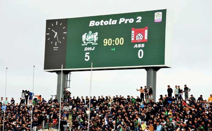 Botola Pro D2 / DHJ-ASS (5-0) : Les Jdidis plus proches du rêve ! Botola Pro D2 / DHJ-ASS (5-0) : Les Jdidis plus proches du rêve !
