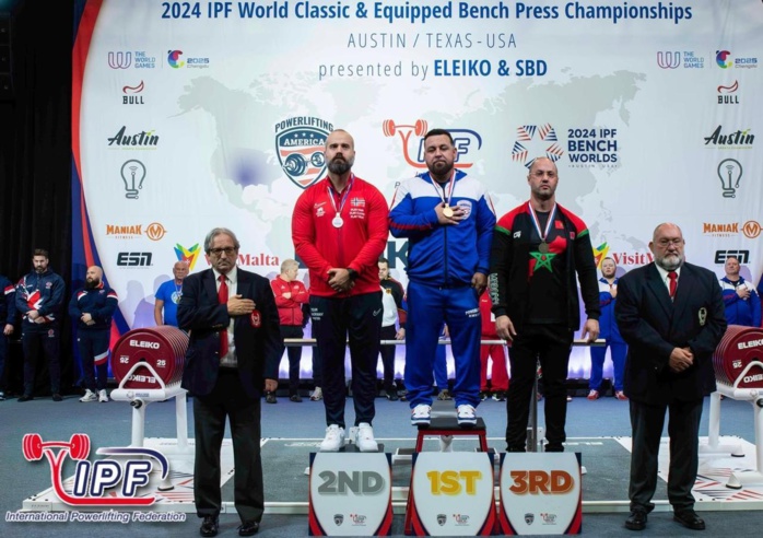 Championnat du monde de force athlétique : Nezar Ballil décroche la médaille de bronze Championnat du monde de force athlétique : Nezar Ballil décroche la médaille de bronze