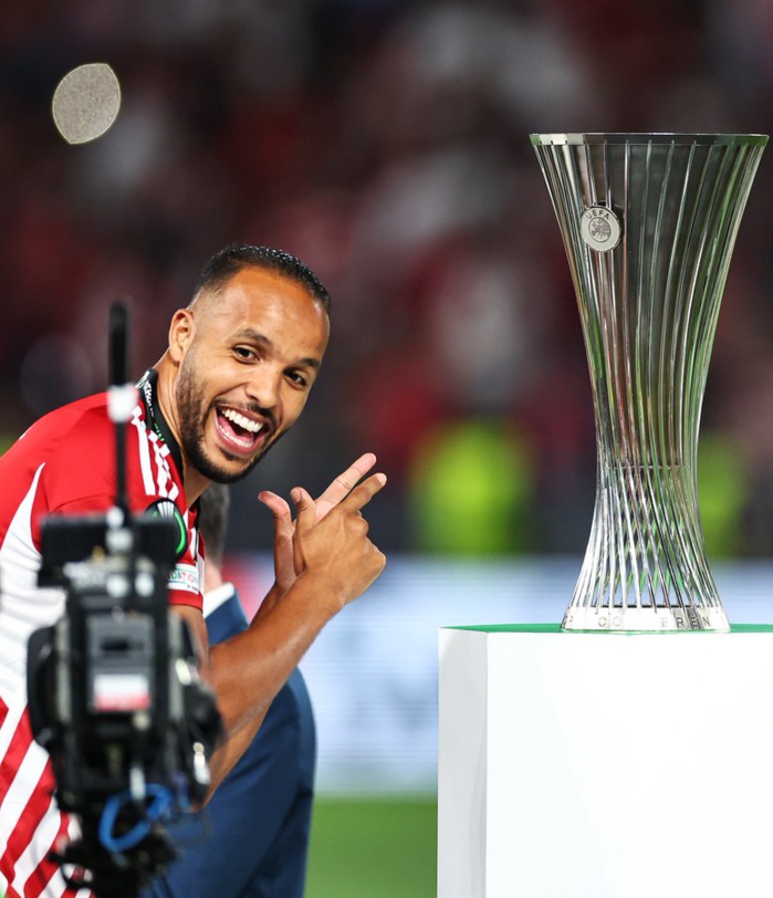 Finale Europa League Conférence: El Kaâbi et EL Arabi, footballeurs ambassadeurs du Maroc ! Finale Europa League Conférence: El Kaâbi et EL Arabi, footballeurs ambassadeurs du Maroc !