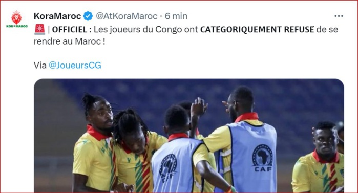 Qualifs. CDM 2026 / Urgent: Possible annulation du match Congo Brazzaville - Maroc de ce mardi !? Qualifs. CDM 2026 / Urgent: Possible annulation du match Congo Brazzaville - Maroc de ce mardi !?
