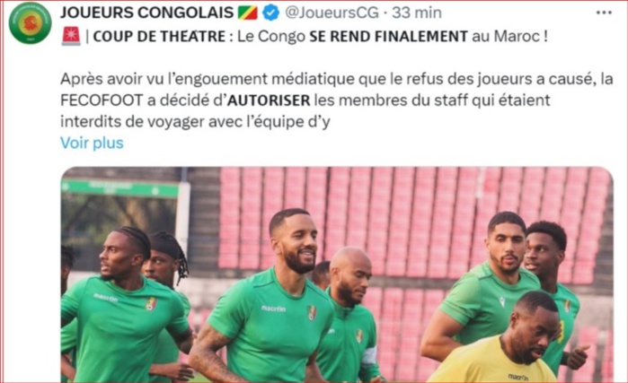 Qualifs. CDM 26. Afrique. J4 / Fin du suspense : "Congo-Brazzaville // Maroc" aura lieu !