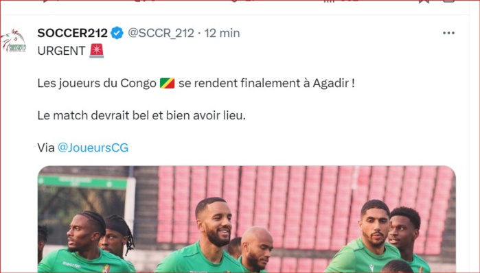 Qualifs. CDM 26. Afrique. J4 / Fin du suspense : "Congo-Brazzaville // Maroc" aura lieu ! Qualifs. CDM 26. Afrique. J4 / Fin du suspense : "Congo-Brazzaville // Maroc" aura lieu !