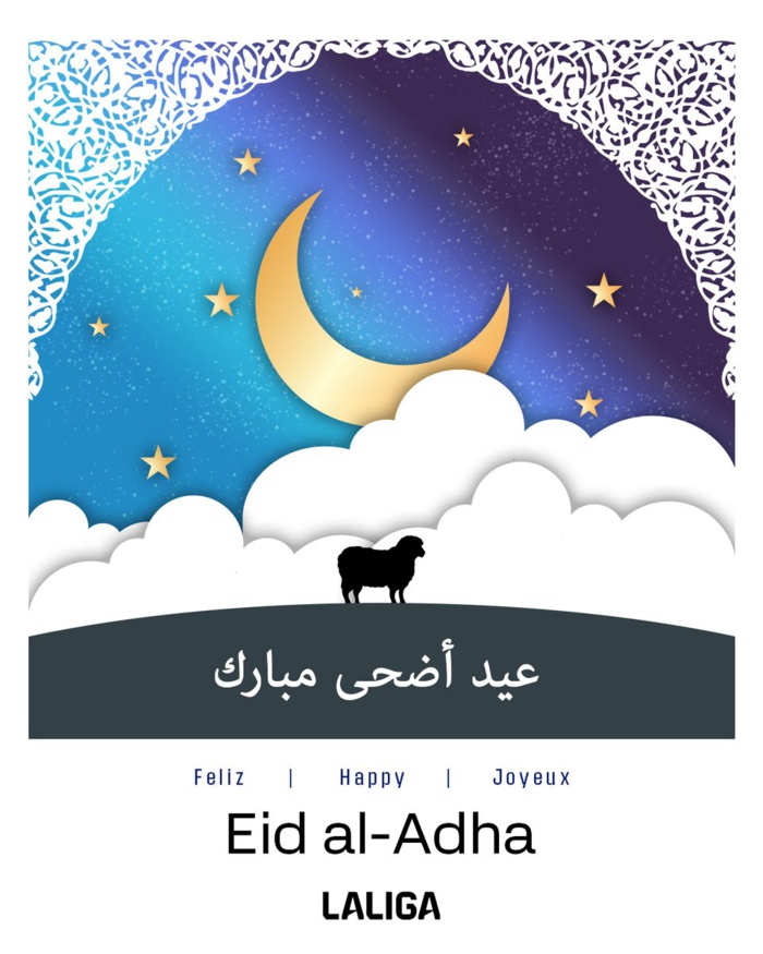 Eïd Al Adha: La CAF, la Liga et Guardiola félicitent les Musulmans! Eïd Al Adha: La CAF, la Liga et Guardiola félicitent les Musulmans!