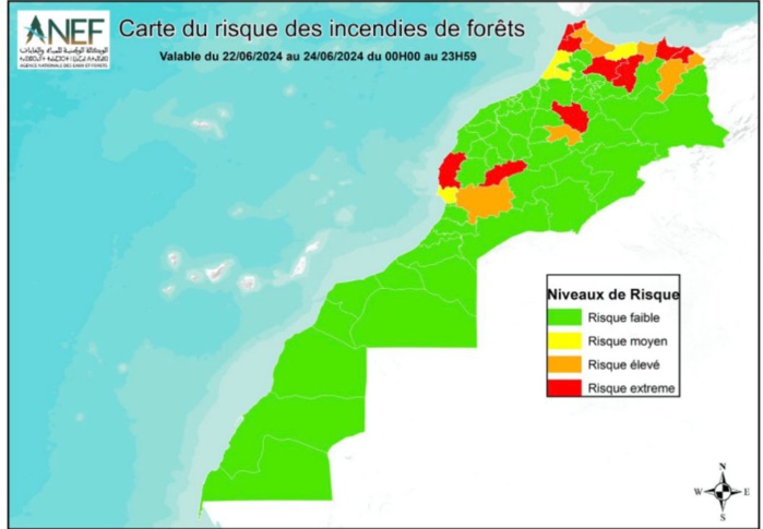 Incendies de forêts : Voici les zones à haut risque