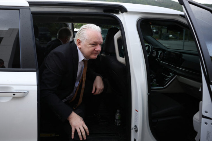 Julian Assange, désormais libre, de retour dans son Australie natale Julian Assange, désormais libre, de retour dans son Australie natale