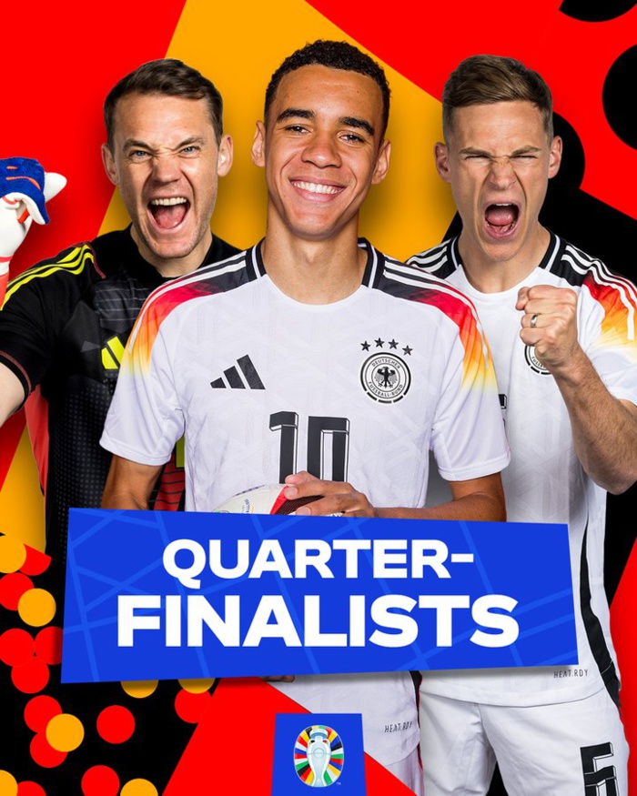 Euro Allemagne 24 : La Mannschaft , réaliste, valide sa qualification ! Euro Allemagne 24 : La Mannschaft , réaliste, valide sa qualification !