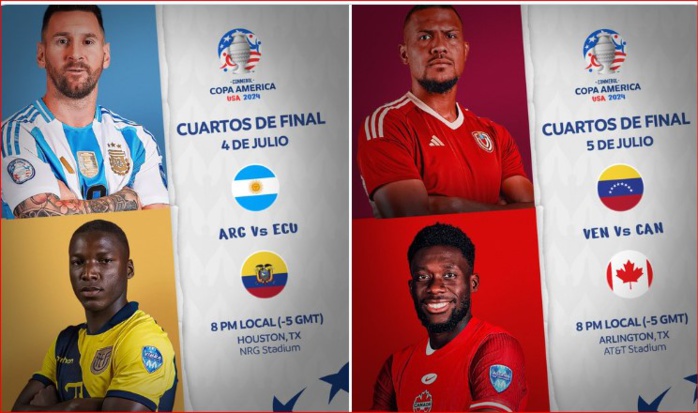 Copa América USA 24: Equateur - Argentine en quart de finale Copa América USA 24: Equateur - Argentine en quart de finale