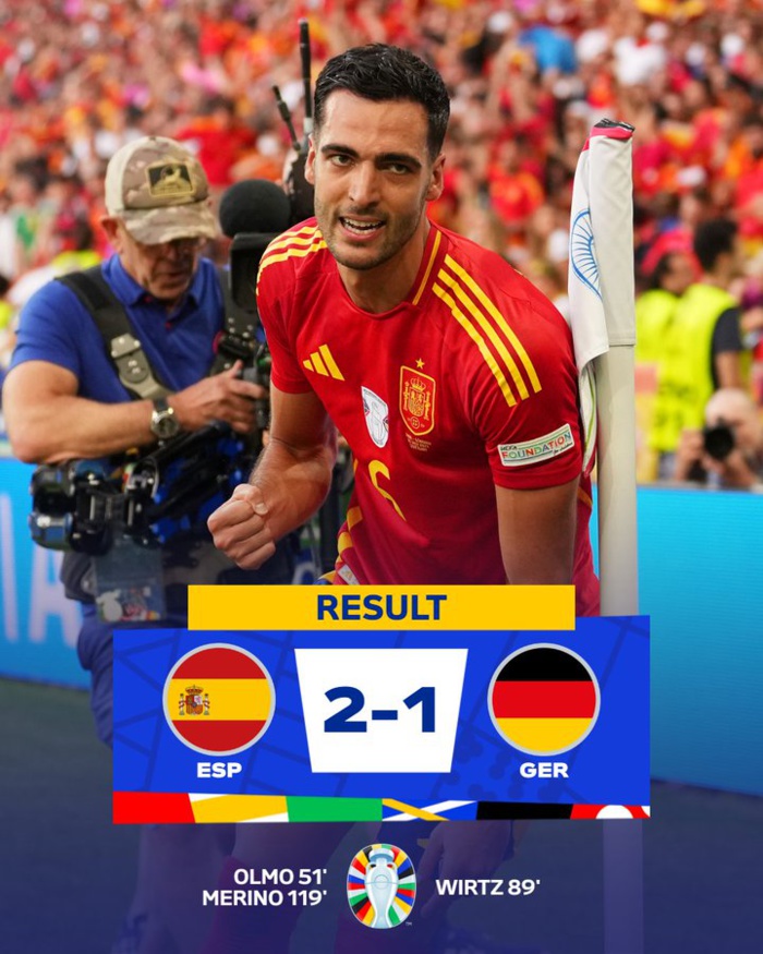 Euro Allemagne 24: La Roja demi-finaliste ! Euro Allemagne 24: La Roja demi-finaliste !