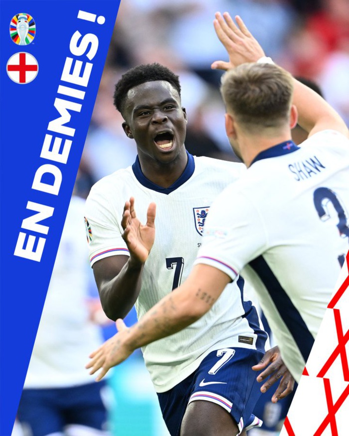 Euro Allemagne 24: L'Angleterre demi-finaliste au bout des tirs au but ! Euro Allemagne 24: L'Angleterre demi-finaliste au bout des tirs au but !