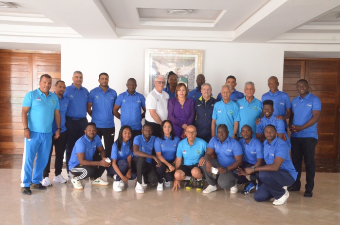 Volleyball / Journée d’ouverture du Stage du FIVB et de la CAVB à Salé : Prise de contact et introduction Volleyball / Journée d’ouverture du Stage du FIVB et de la CAVB à Salé : Prise de contact et introduction