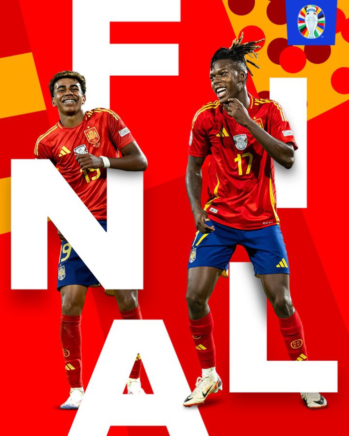 Euro Allemagne 24: L'Espagne logiquement et en maitrise finaliste !
