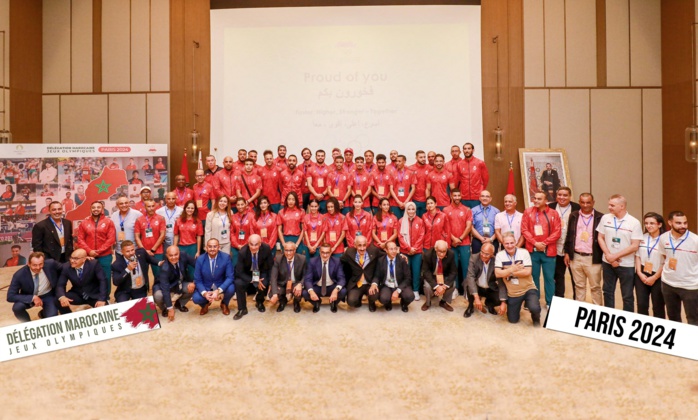 JO Paris 24: La délégation des sportifs marocains hôte du CNOM JO Paris 24: La délégation des sportifs marocains hôte du CNOM