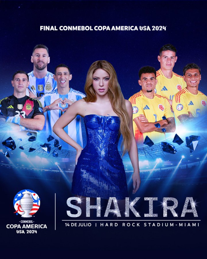 Copa América 2024: Shakira animera l’avant-finale ! Copa América 2024: Shakira animera l’avant-finale !