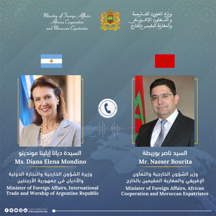 Le Maroc et l'Argentine s'engagent à renforcer leurs relations bilatérales Le Maroc et l'Argentine s'engagent à renforcer leurs relations bilatérales
