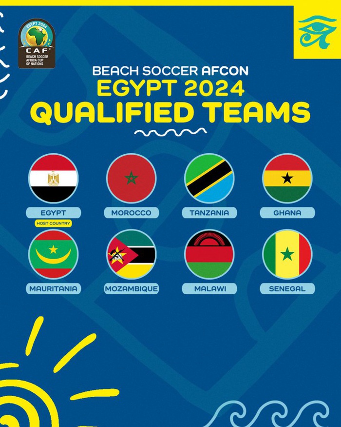 CAN Beach Soccer Égypte 2024: Les Lions de l’Atlas en phase finale CAN Beach Soccer Égypte 2024: Les Lions de l’Atlas en phase finale