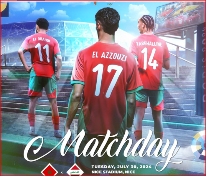 Foot olympique / Aujourdh'hui Maroc-Irak, une finale pour la qualification :Onze probable, maillots ,horaire , chaines et arbitrage ? Foot olympique / Aujourdh'hui Maroc-Irak, une finale pour la qualification :Onze probable, maillots ,horaire , chaines et arbitrage ?