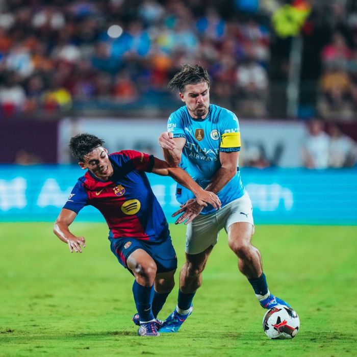 Foot amical: Le City s'incline devant le Barça (vidéo). Foot amical: Le City s'incline devant le Barça (vidéo).