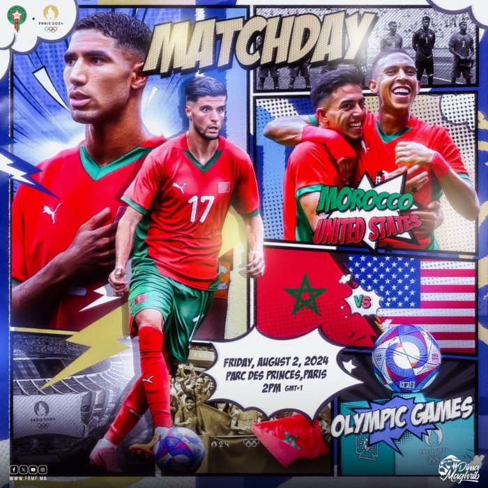Foot olympique / Ce vendredi, Maroc - Etats Unis d’Amérique: Un duel pour s’approcher du podium ! Foot olympique / Ce vendredi, Maroc - Etats Unis d’Amérique: Un duel pour s’approcher du podium !