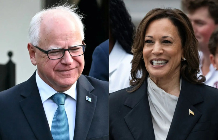Kamala Harris choisit le gouverneur Tim Walz comme colistier Kamala Harris choisit le gouverneur Tim Walz comme colistier