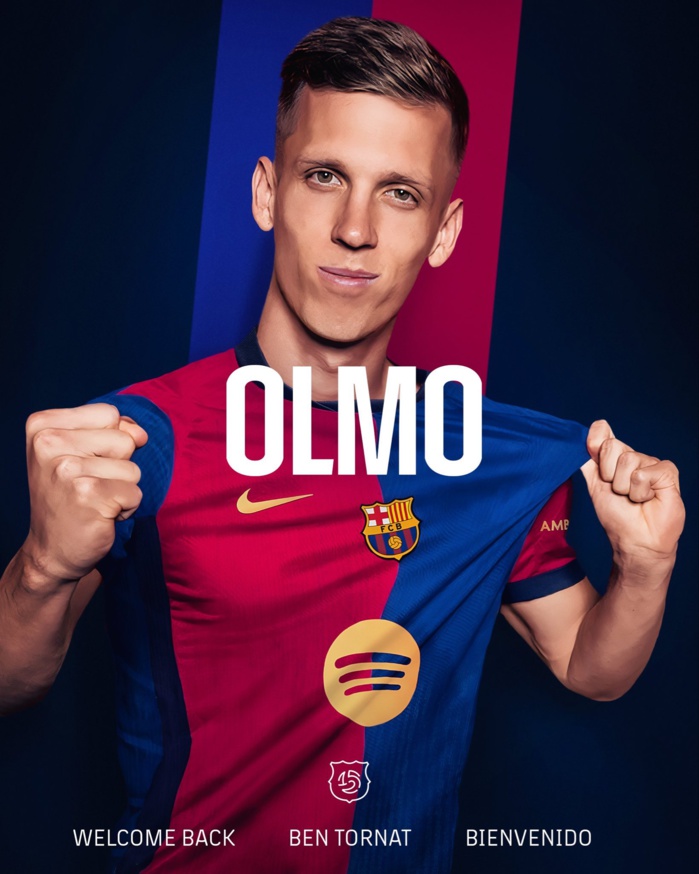 Barça : Présentation officielle de Dani Olmo Barça : Présentation officielle de Dani Olmo
