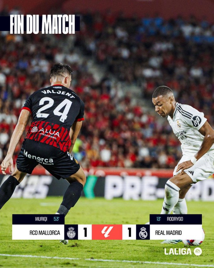 Liga 1. J1: Le Real accroché, le Barça vainqueur Liga 1. J1: Le Real accroché, le Barça vainqueur