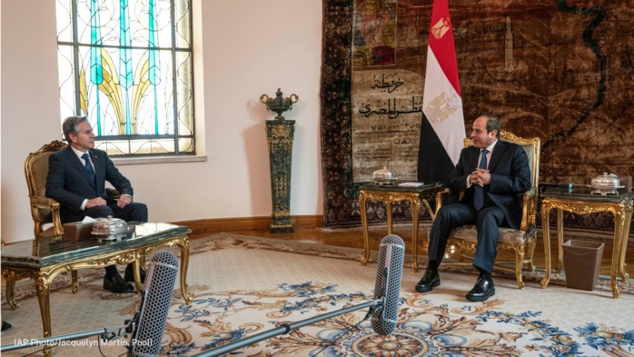 Blinken en Egypte et au Qatar pour pousser à un accord de trêve à Gaza Blinken en Egypte et au Qatar pour pousser à un accord de trêve à Gaza