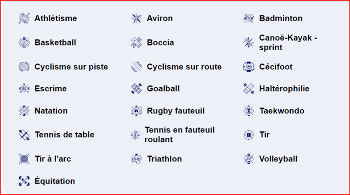 JP  Paris 24 : Cérémonies et disciplines JP  Paris 24 : Cérémonies et disciplines