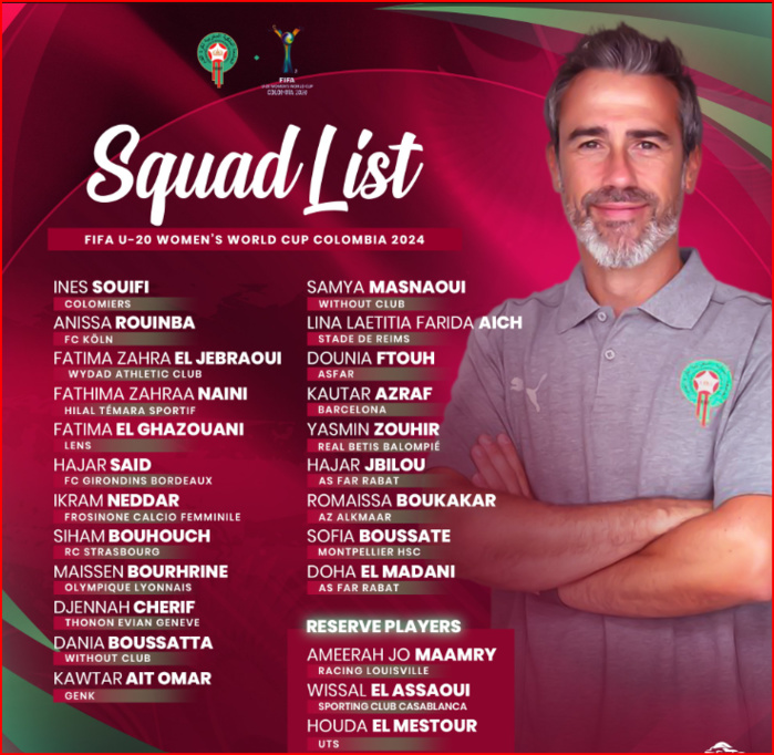 CDM Féminine 2024 U20 : Programme et liste de l’équipe nationale CDM Féminine 2024 U20 : Programme et liste de l’équipe nationale