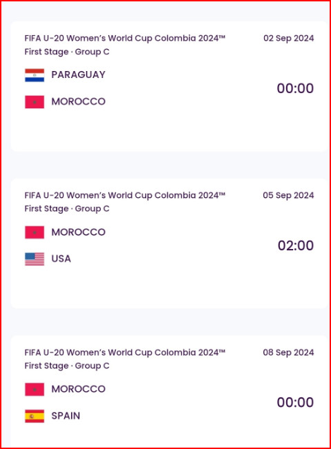 CDM Féminine 2024 U20 : Programme et liste de l’équipe nationale CDM Féminine 2024 U20 : Programme et liste de l’équipe nationale