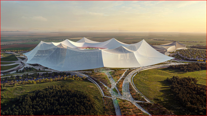 CDM 2030 : Le projet du Stade Hassan II  CDM 2030 : Le projet du Stade Hassan II