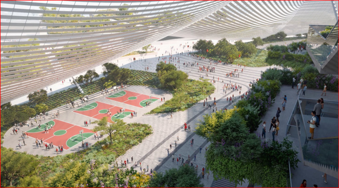 CDM 2030 : Le projet du Stade Hassan II  CDM 2030 : Le projet du Stade Hassan II