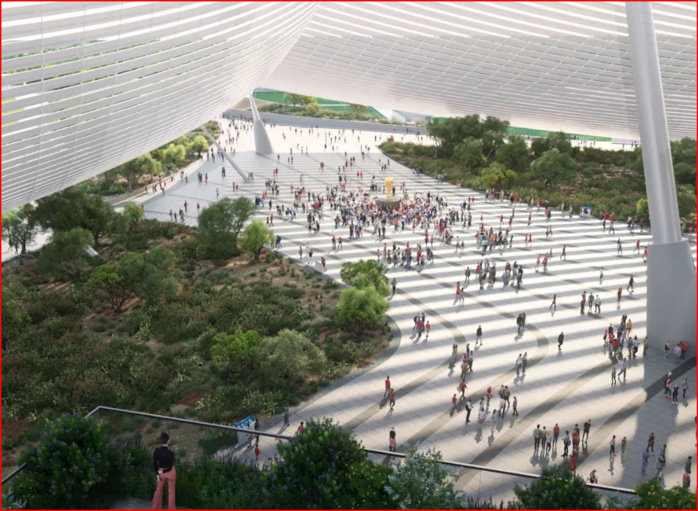 CDM 2030 : Le projet du Stade Hassan II  CDM 2030 : Le projet du Stade Hassan II