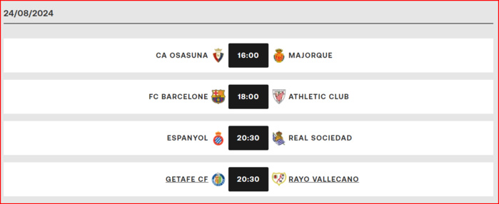 Liga - J2: Le Barça, le samedi. Le Real le dimanche Liga - J2: Le Barça, le samedi. Le Real le dimanche
