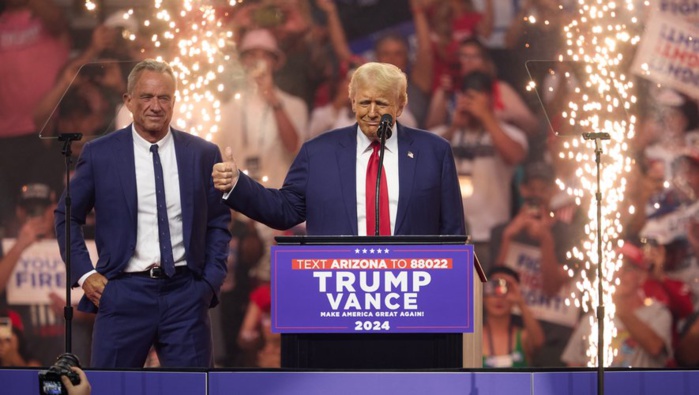 Présidentielle américaine : Robert Kennedy se retire de la course pour soutenir Donald Trump Présidentielle américaine : Robert Kennedy se retire de la course pour soutenir Donald Trump