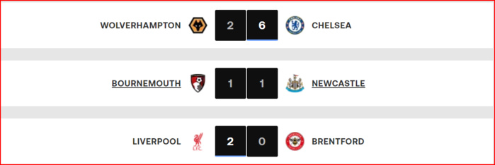 PL-J2: Chelsea explosif, Liverpool parmi les leaders PL-J2: Chelsea explosif, Liverpool parmi les leaders