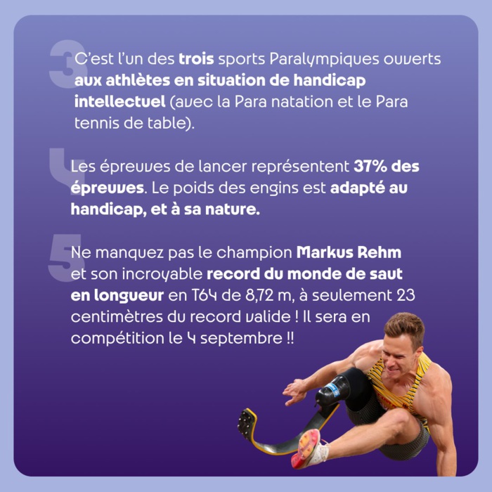 Jeux Paralympiques Paris 24: 5 infos à savoir sur le para-athlétisme Jeux Paralympiques Paris 24: 5 infos à savoir sur le para-athlétisme