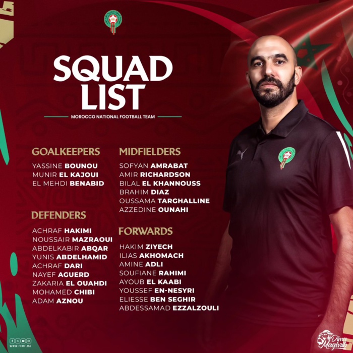 Equipe nationale A: La liste de septembre dévoilée Equipe nationale A: La liste de septembre dévoilée