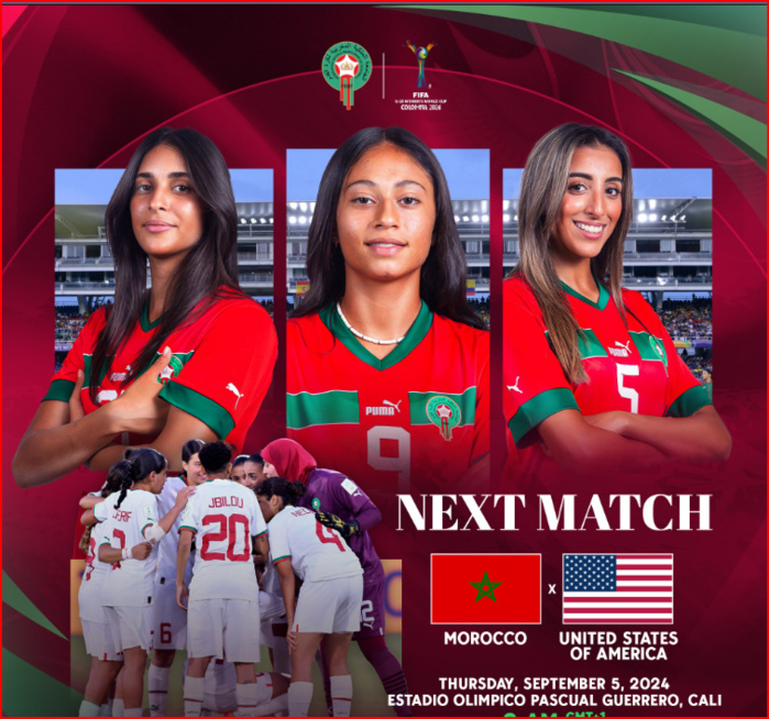 CDM Féminine U20 .J2 / Cette nuit, Maroc- Etats Unis : Horaire ? Chaîne? CDM Féminine U20 .J2 / Cette nuit, Maroc- Etats Unis : Horaire ? Chaîne?